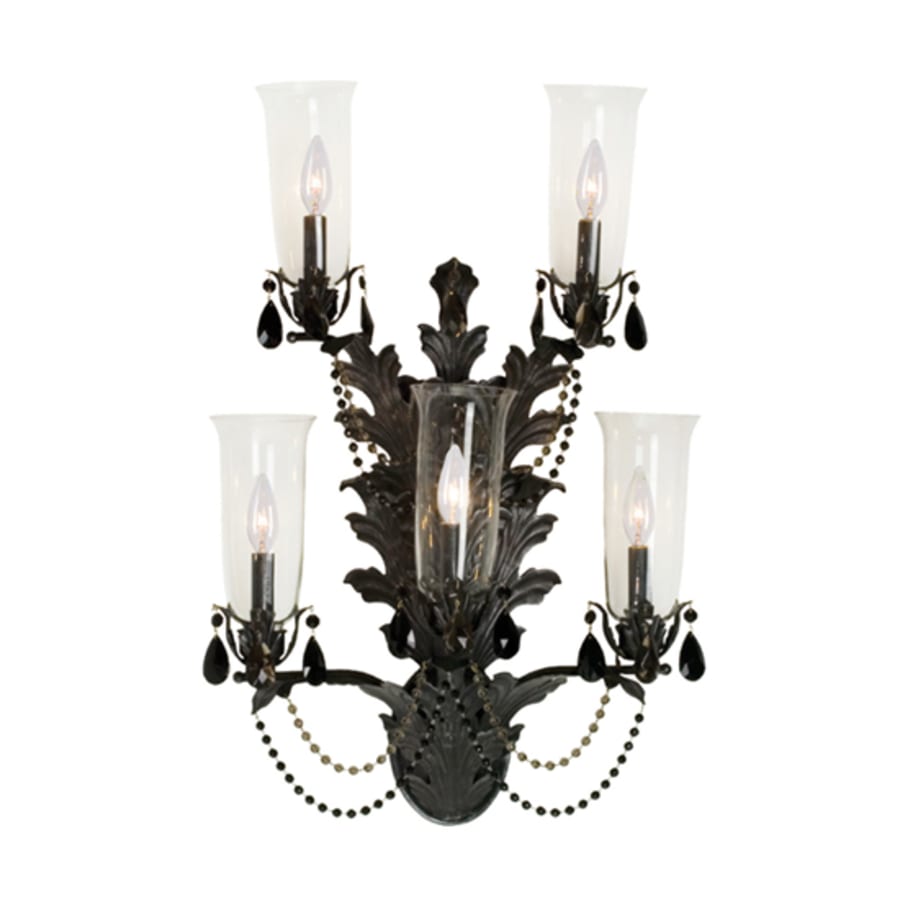 French 5-Light 28" Tall Wall Sconce