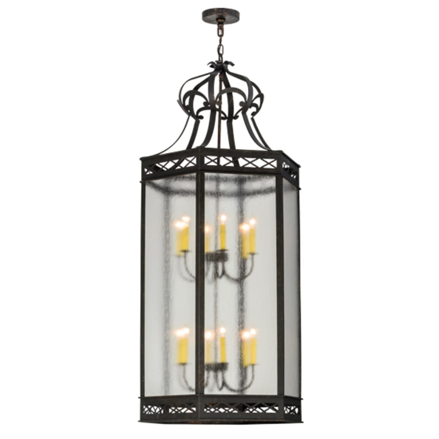 Estancia 12-Light 27" Wide Taper Candle Pendant