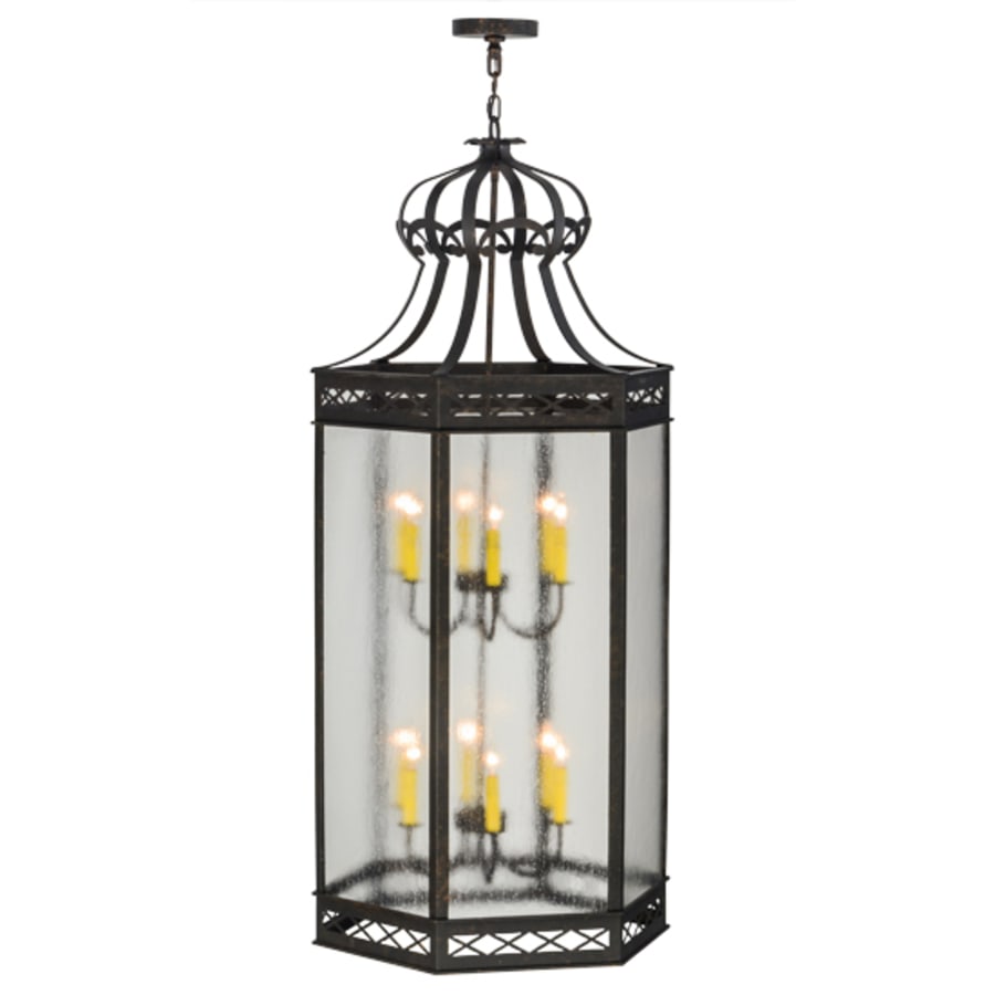 Estancia 12-Light 27" Wide Taper Candle Pendant
