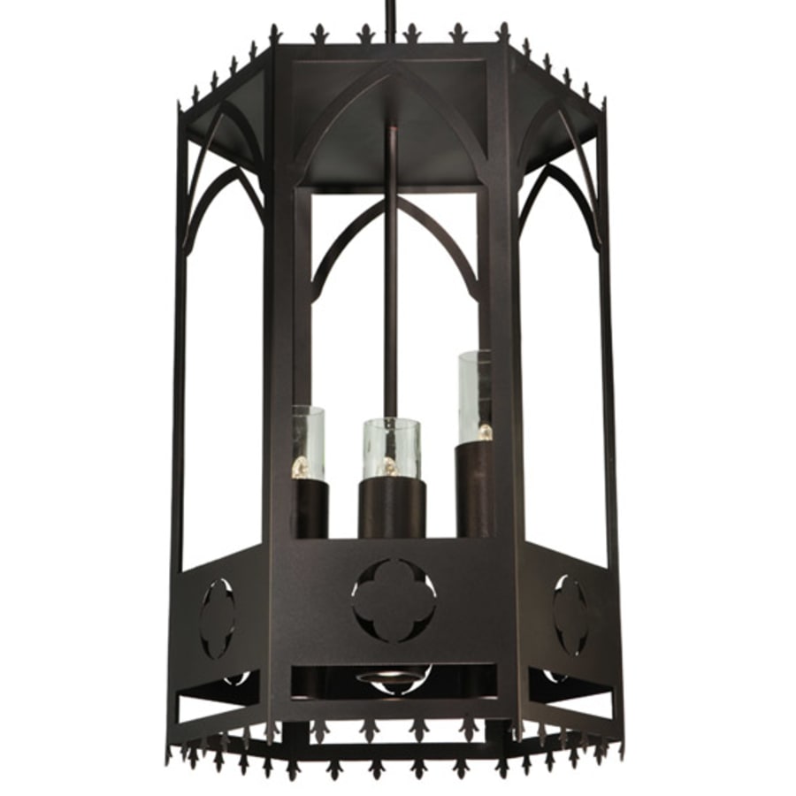 Woolf 3-Light 24" Wide Pillar Candle Pendant