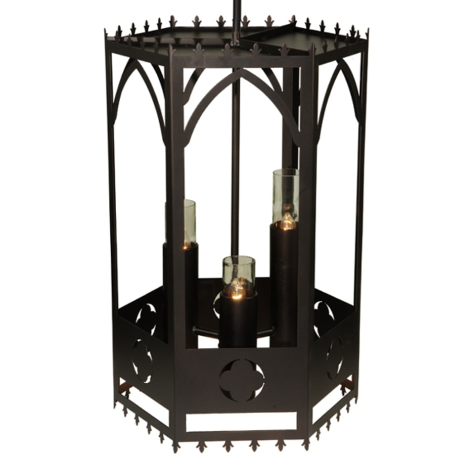 Woolf 3-Light 24" Wide Pillar Candle Pendant detail view 8