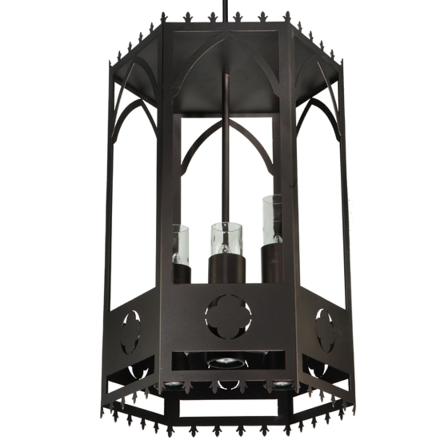 Woolf 3-Light 24" Wide Pillar Candle Pendant detail view 10