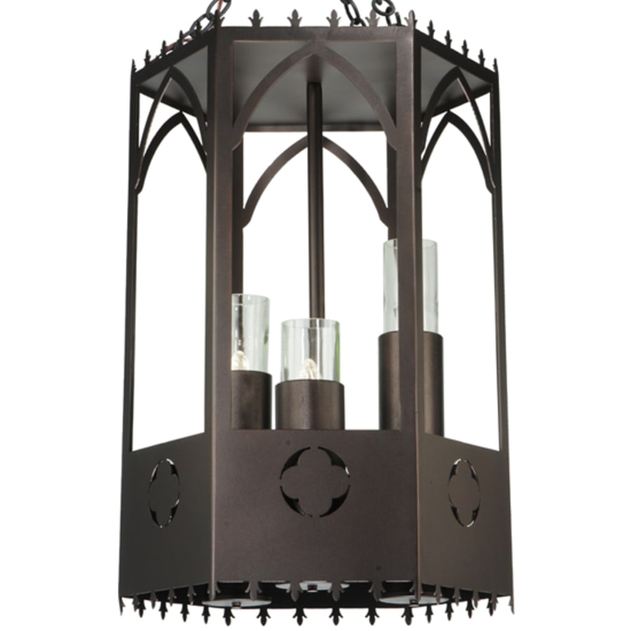 Woolf 3-Light 20" Wide Pillar Candle Pendant