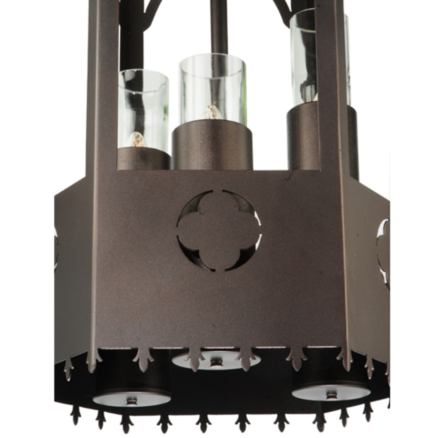 Woolf 3-Light 20" Wide Pillar Candle Pendant