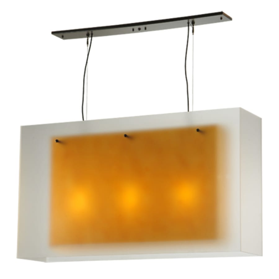 Quadrato 3-Light 48" Wide Linear Pendant