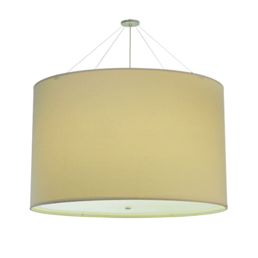 Cilindro Natural 8-Light 48" Wide Suspension Pendant