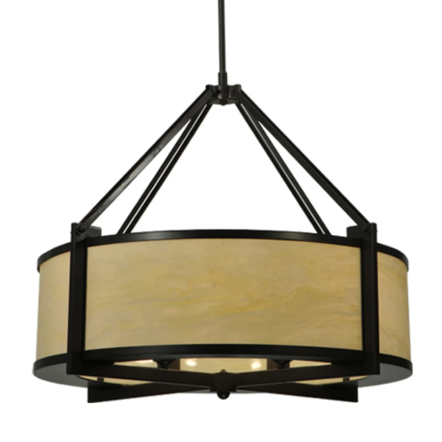 Cross Hatch 4-Light 30" Wide Pendant