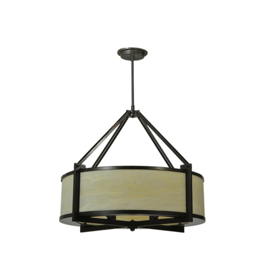 Cross Hatch 4-Light 30" Wide Pendant