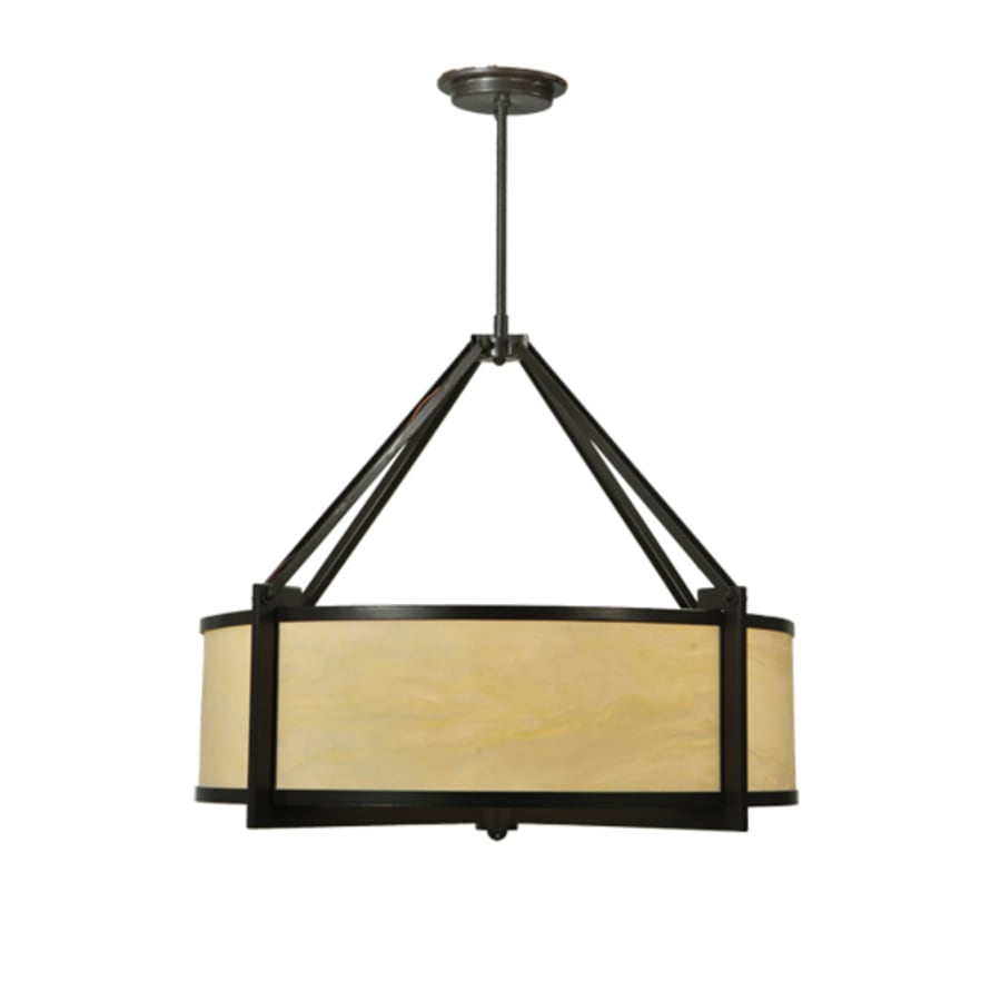 Cross Hatch 4-Light 30" Wide Pendant