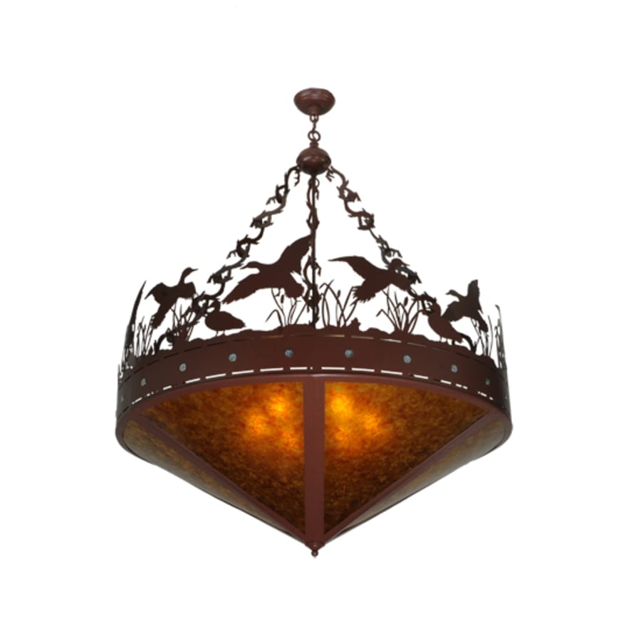 Ducks in Flight 6-Light 42" Wide Pendant