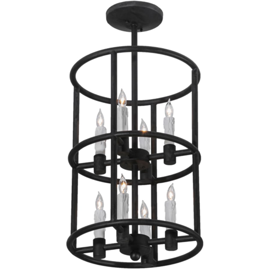 Cilindro Air 8-Light 16" Wide Taper Candle Pendant