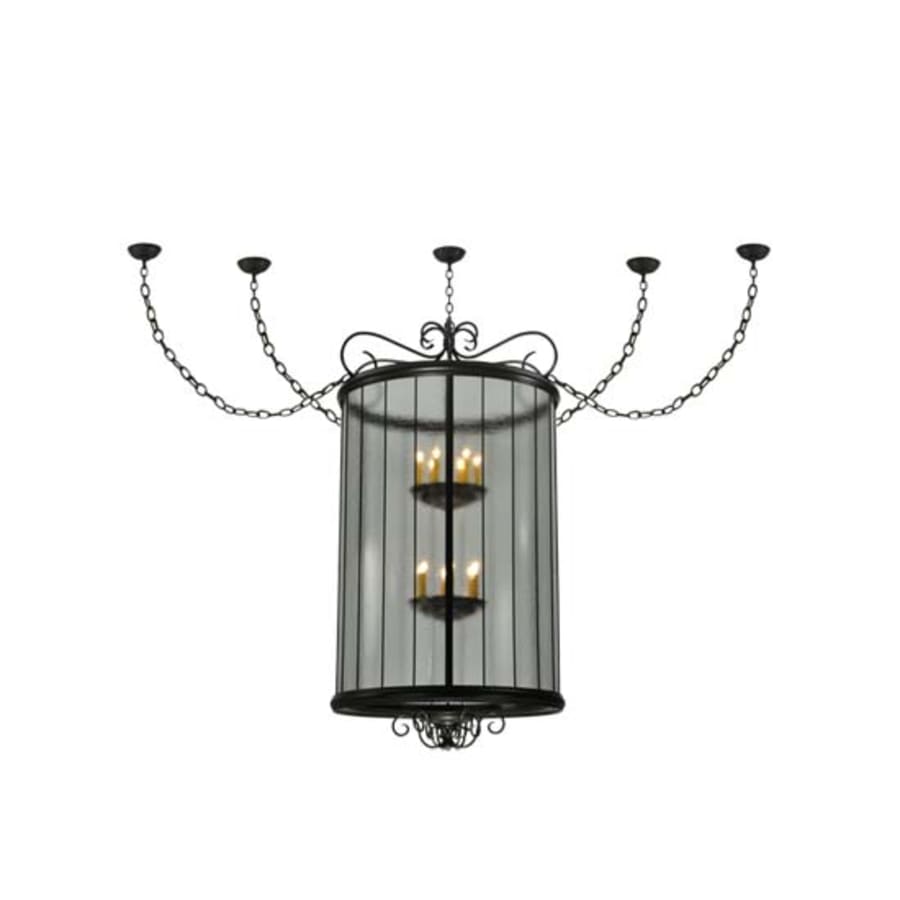 Brio 12-Light 36" Wide Taper Candle Pendant