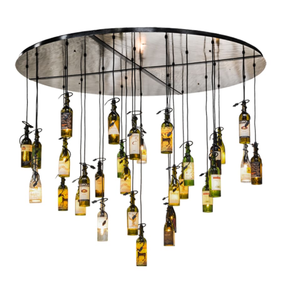 Tuscan Vineyard 30-Light 72" Wide Multi-Light Pendant
