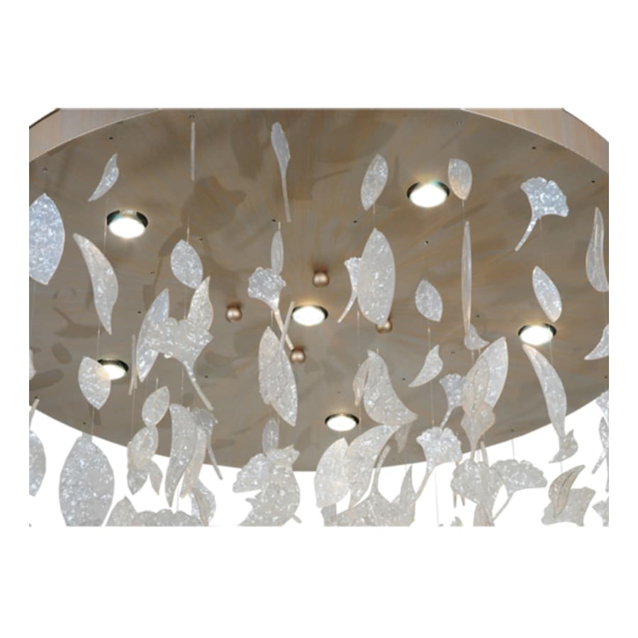 Ginkgo Leaf 6-Light 44" Wide Pendant