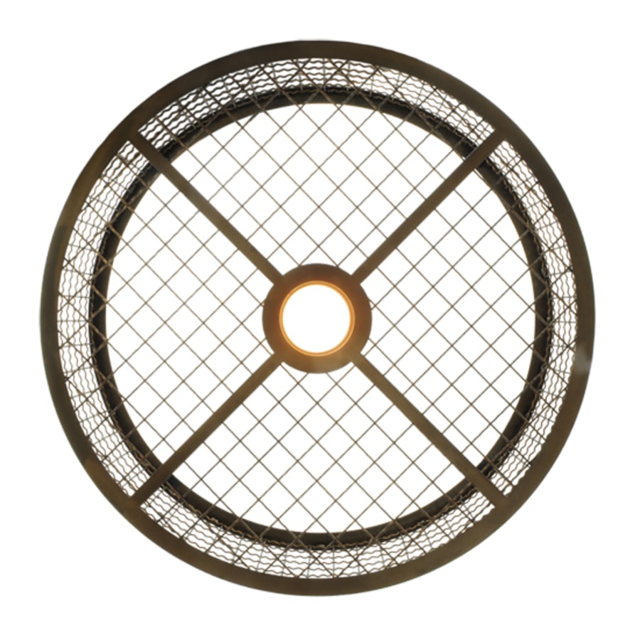 Paloma Golpe 30" Wide Cage Pendant