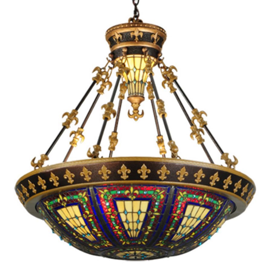Fleur-de-lis 3-Light 28" Wide Pendant