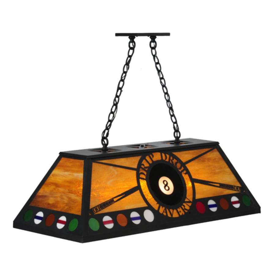Personalized 9-Light 39" Wide Billiard Linear Pendant