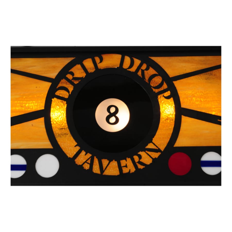 Personalized 9-Light 39" Wide Billiard Linear Pendant