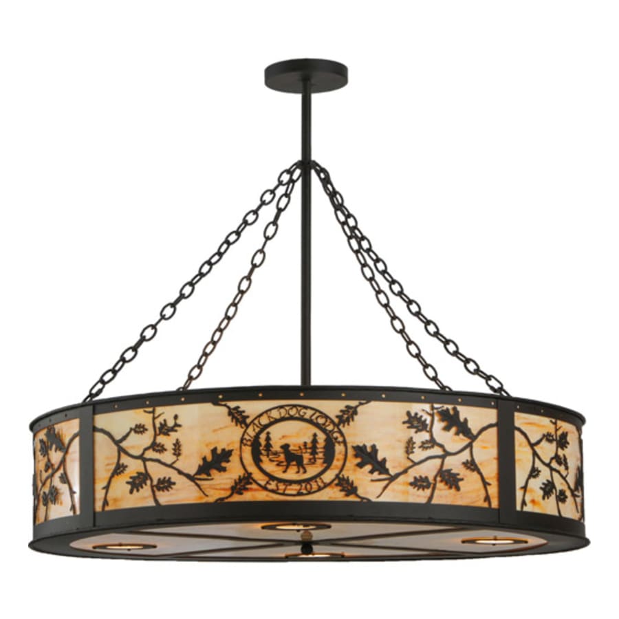Personalized 6-Light 45" Wide Suspension Pendant