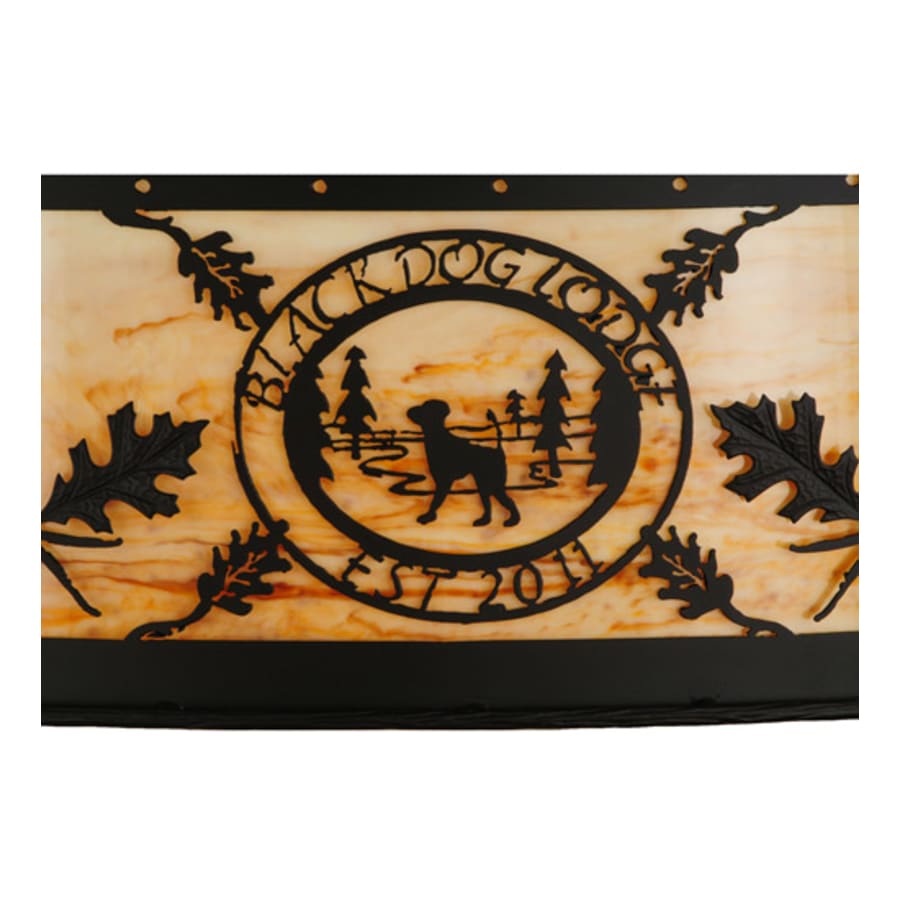 Personalized 6-Light 45" Wide Suspension Pendant