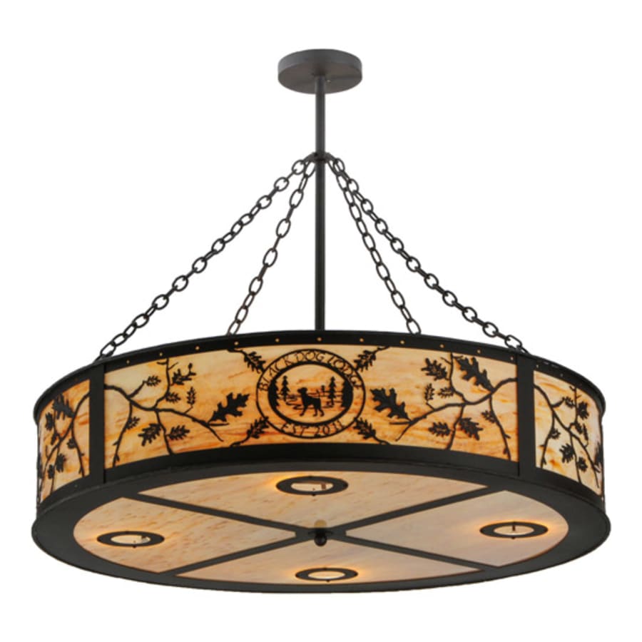 Personalized 6-Light 45" Wide Suspension Pendant