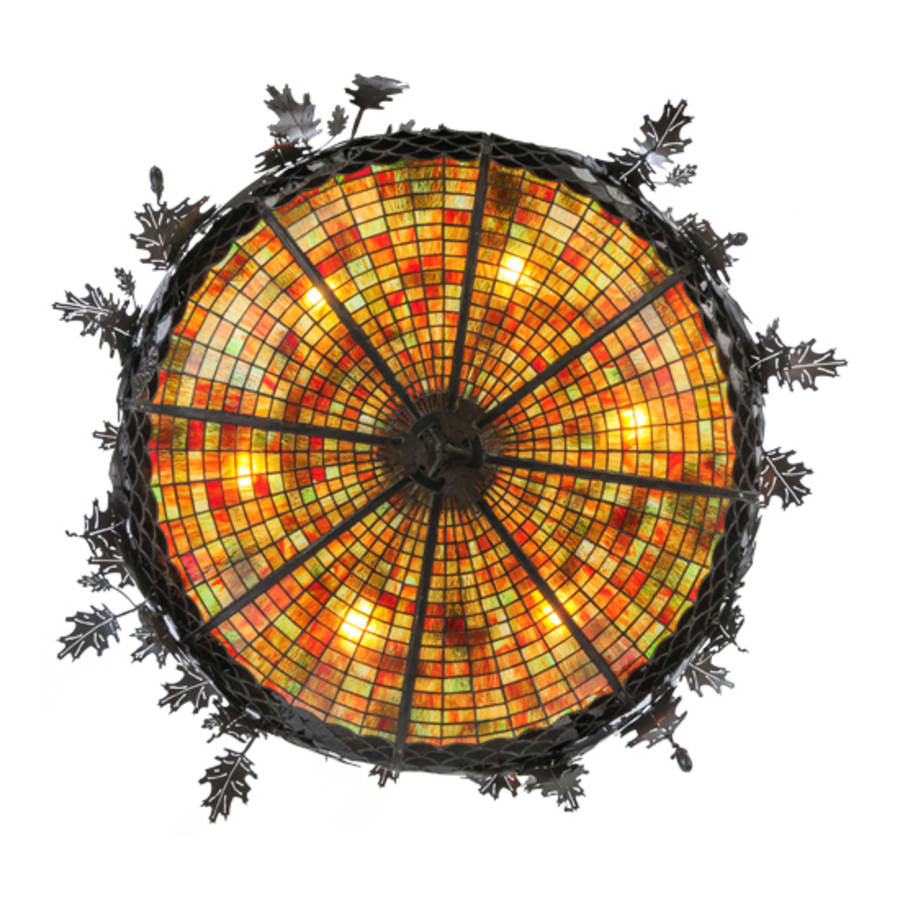 Greenbriar Oak 6-Light 52" Wide Pendant