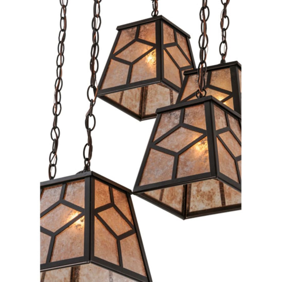 Craftsman 6-Light 27" Wide Multi-Light Pendant