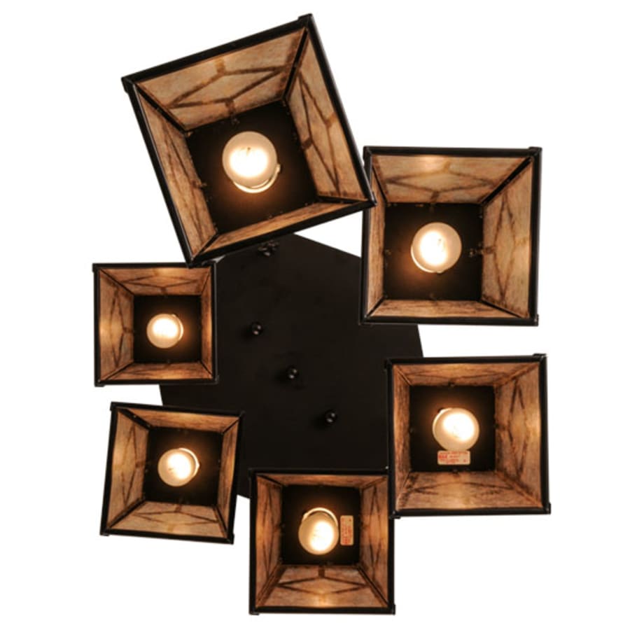 Craftsman 6-Light 27" Wide Multi-Light Pendant