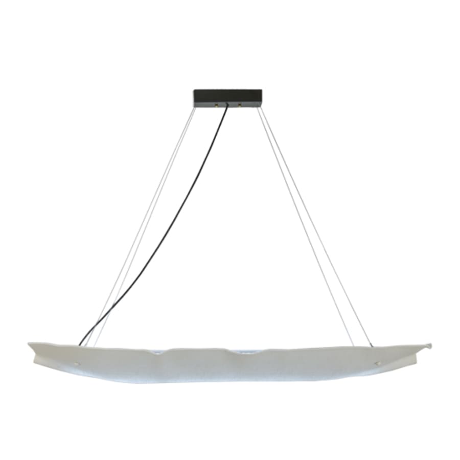 Linne 36" Wide Abstract Linear Pendant
