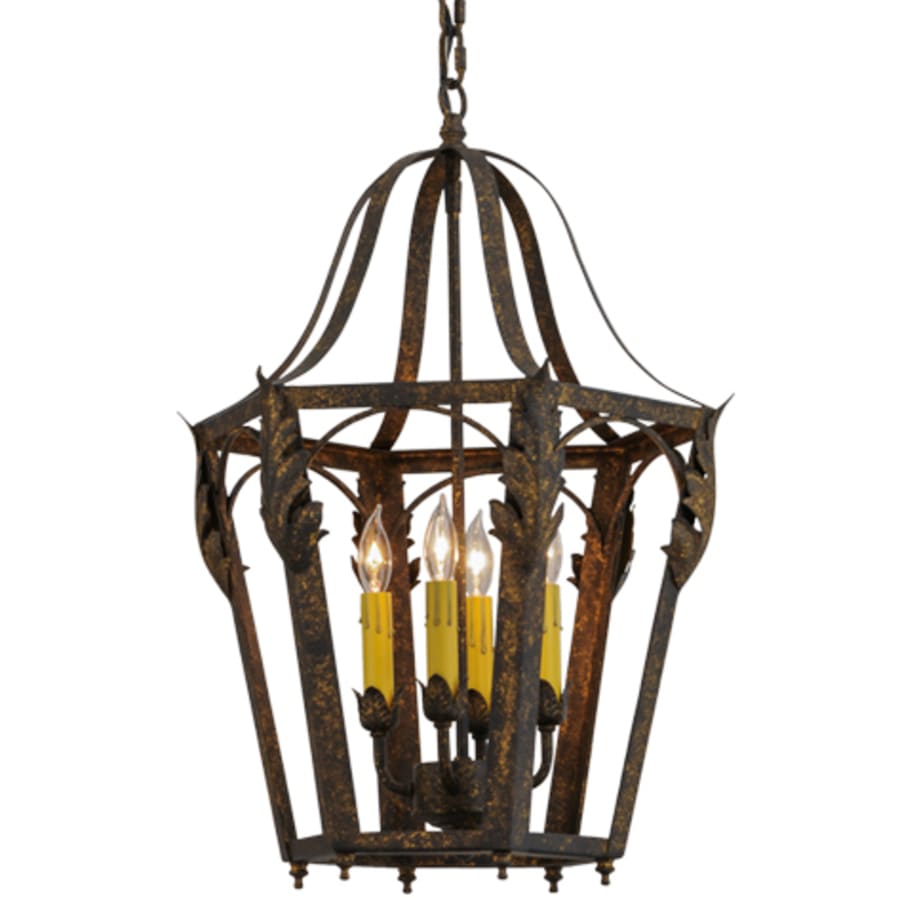 Acacia 4-Light 17" Wide Taper Candle Pendant
