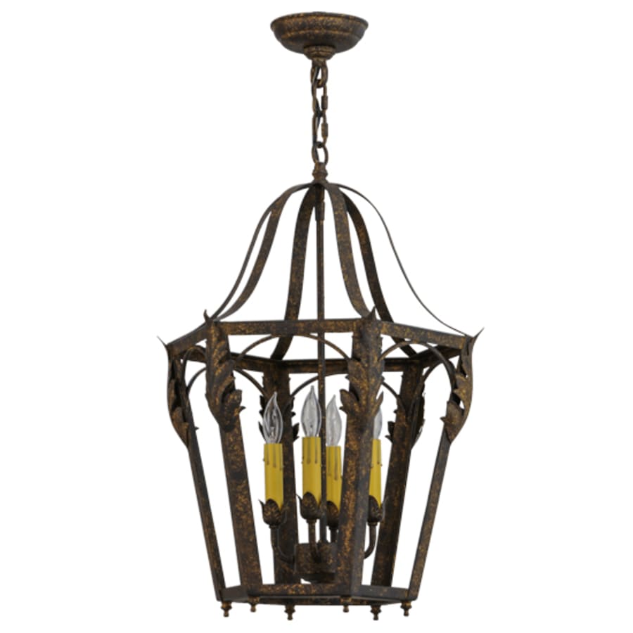 Acacia 4-Light 17" Wide Taper Candle Pendant