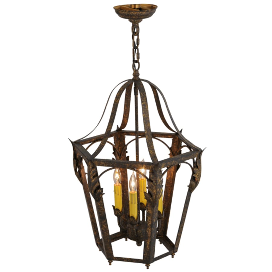 Acacia 4-Light 17" Wide Taper Candle Pendant