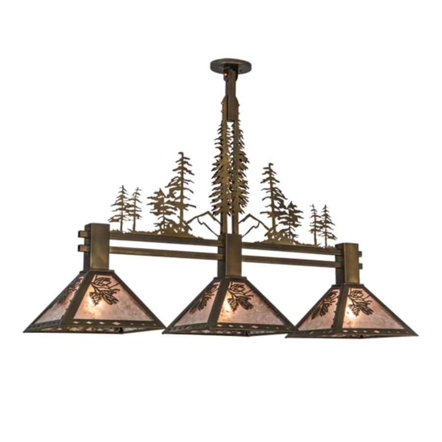 Tall Pines 3-Light 45" Wide Linear Pendant