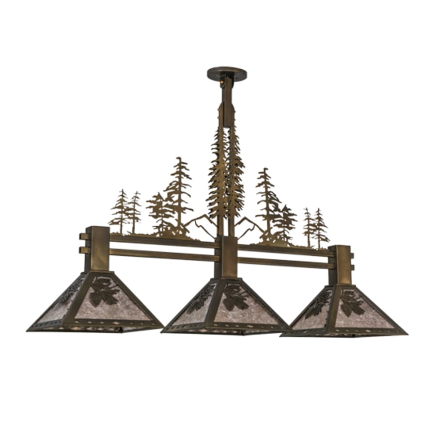 Tall Pines 3-Light 45" Wide Linear Pendant