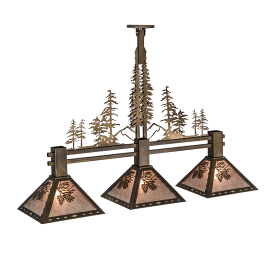 Tall Pines 3-Light 45" Wide Linear Pendant