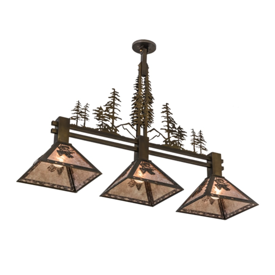 Tall Pines 3-Light 45" Wide Linear Pendant