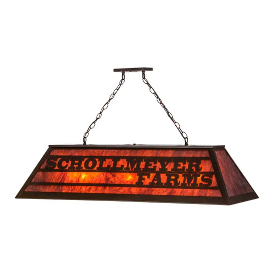 Personalized 9-Light 48" Wide Linear Pendant