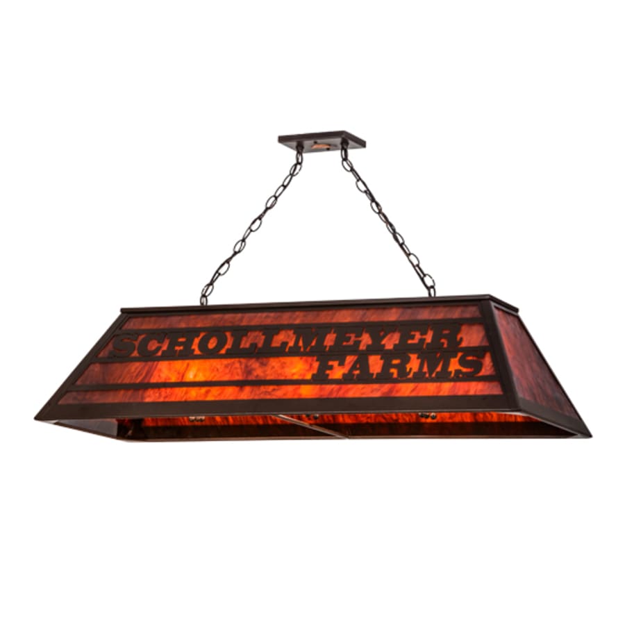 Personalized 9-Light 48" Wide Linear Pendant