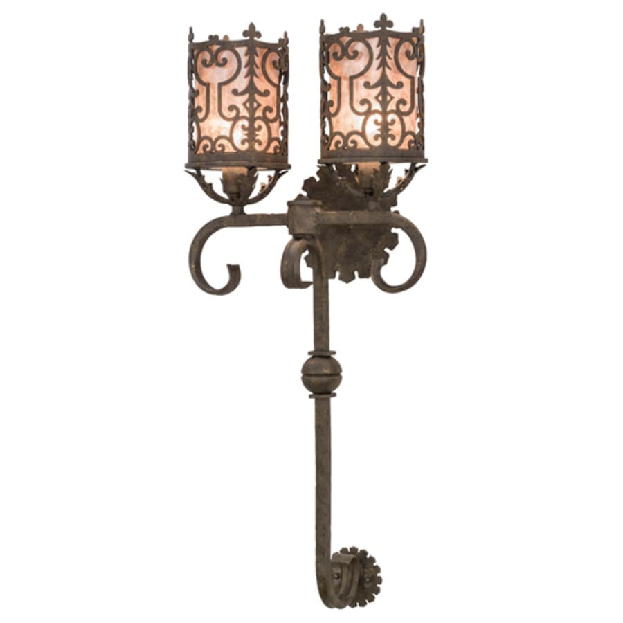 Oskar 2-Light 36" Tall Wall Sconce