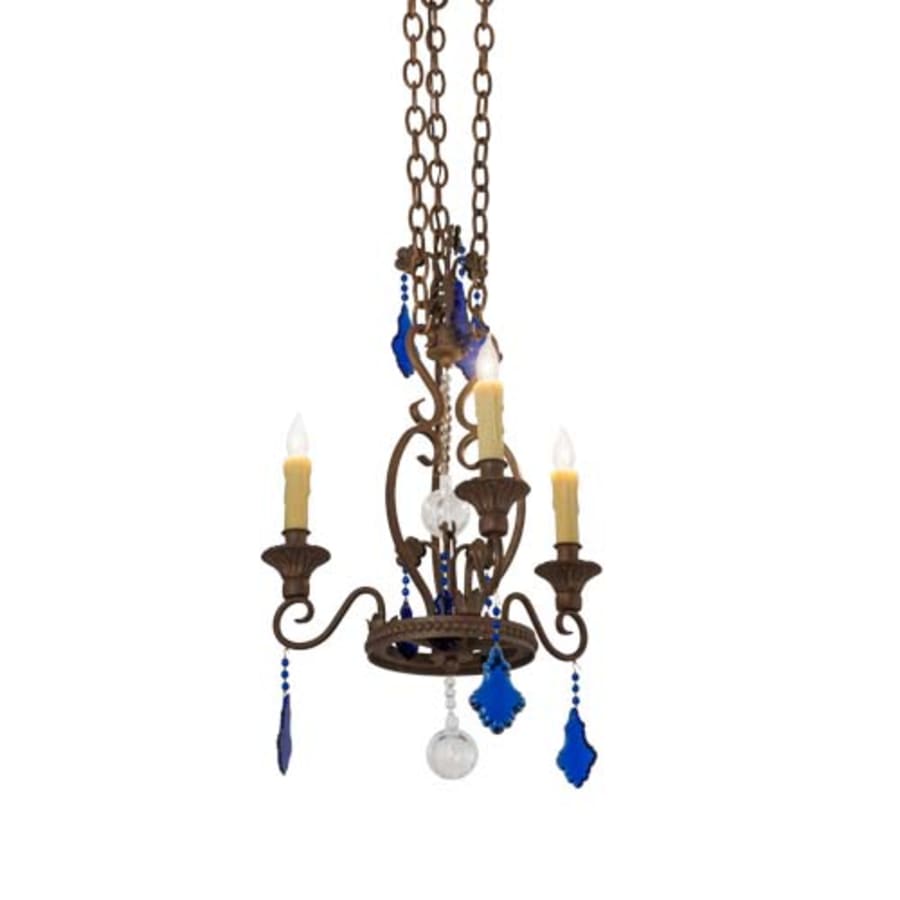 Peak 3-Light 18" Wide Taper Candle Multi-Light Pendant