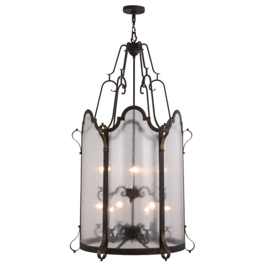 Dubrek 12-Light 33" Wide Taper Candle Pendant
