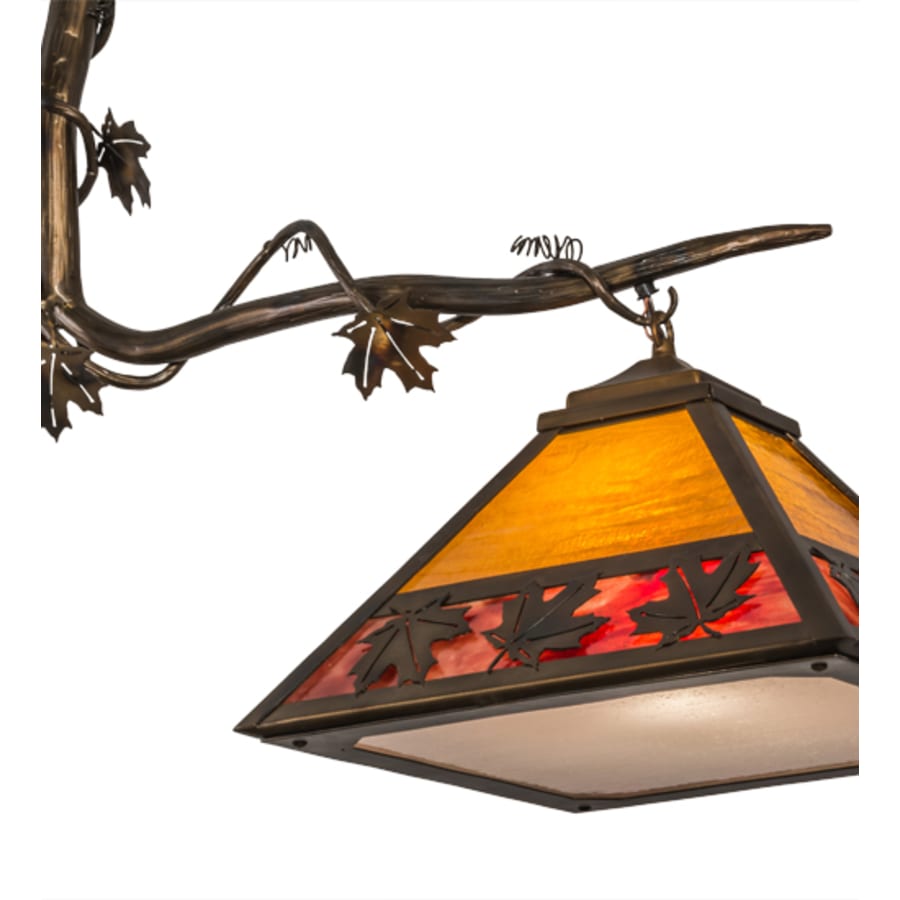 Maple Leaf 2-Light 42" Wide Linear Pendant