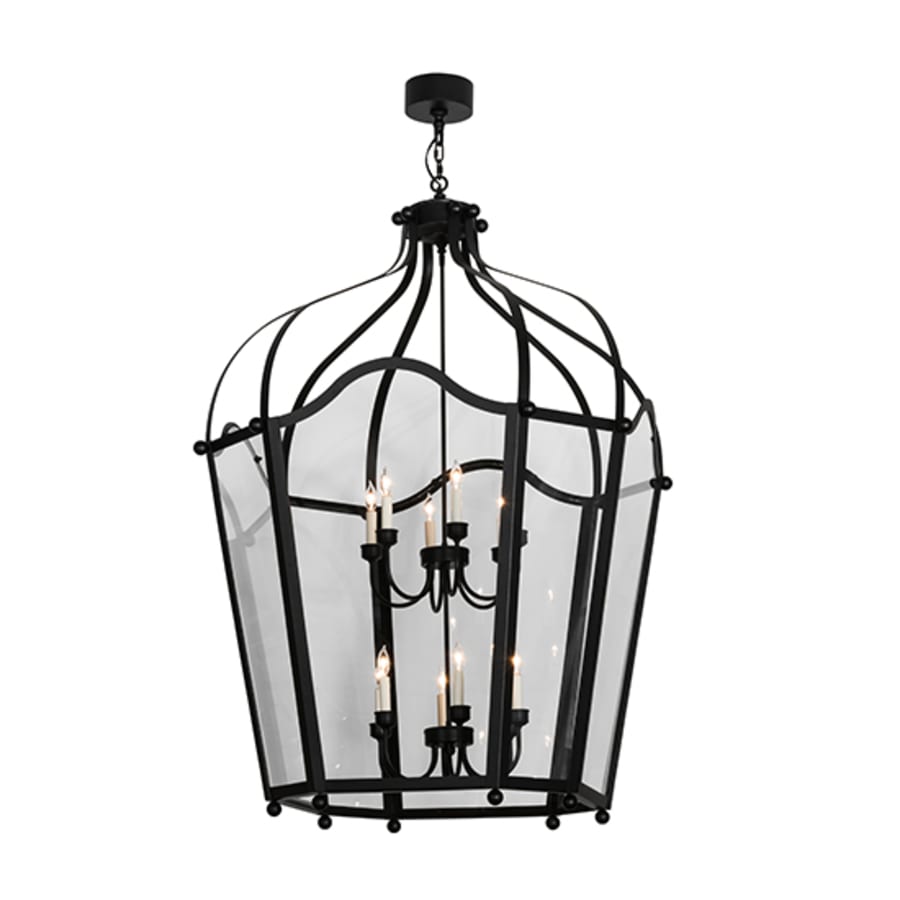 Citadel 12-Light 42" Wide Taper Candle Pendant detail view 2