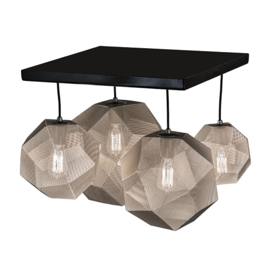 Nidos Struttura 4-Light 30" Wide Abstract Pendant Light