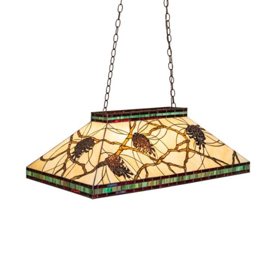 Pinecone Mission 3-Light 39" Wide Linear Pendant