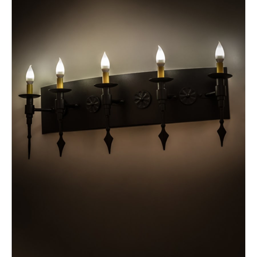 Warwick 5-Light 12" Tall Wall Sconce