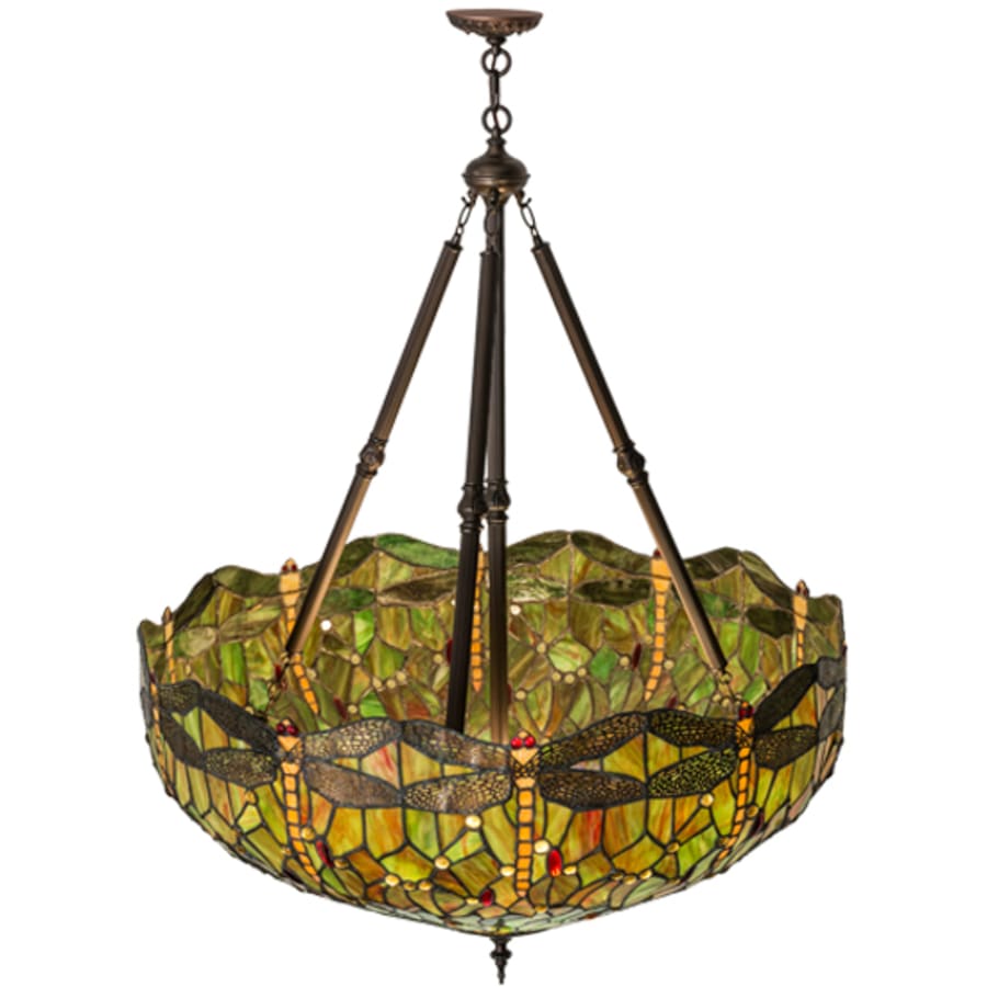Tiffany Hanginghead Dragonfly 4-Light 38" Wide Pendant