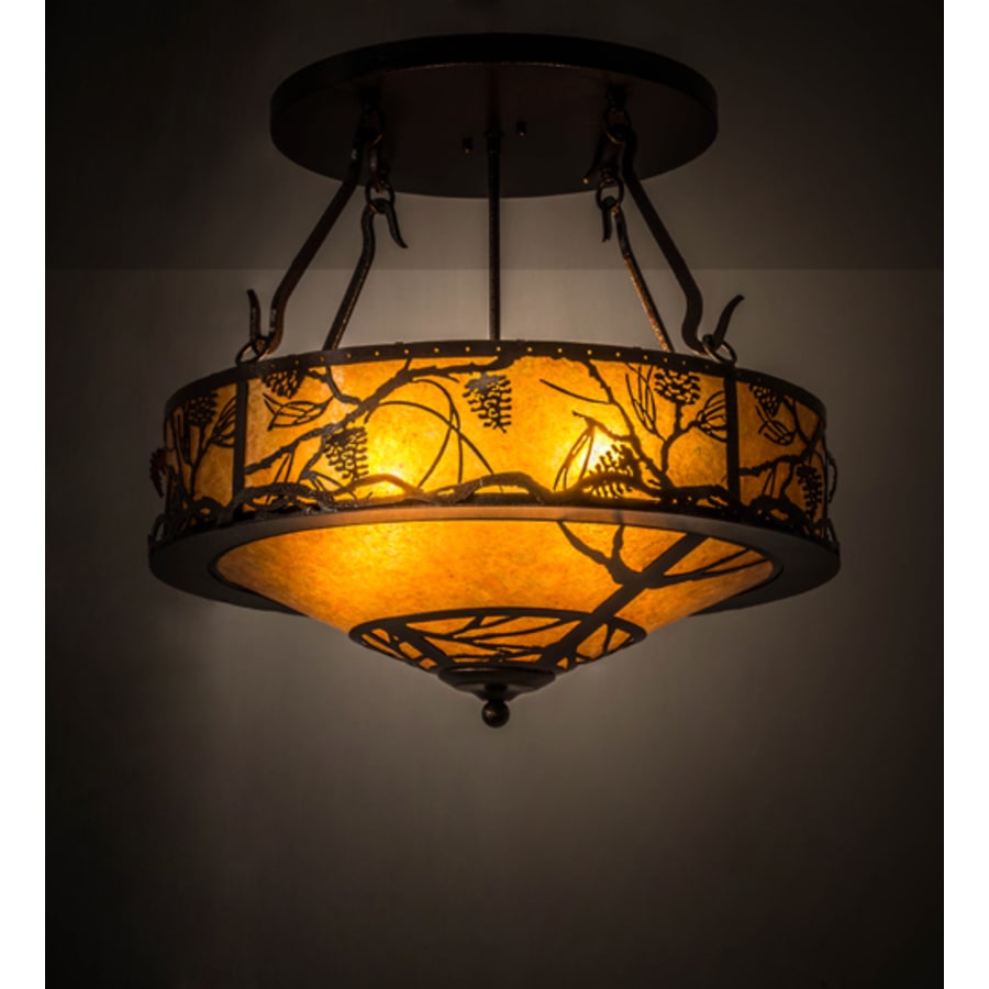 Whispering Pines 4-Light 24" Wide Pendant