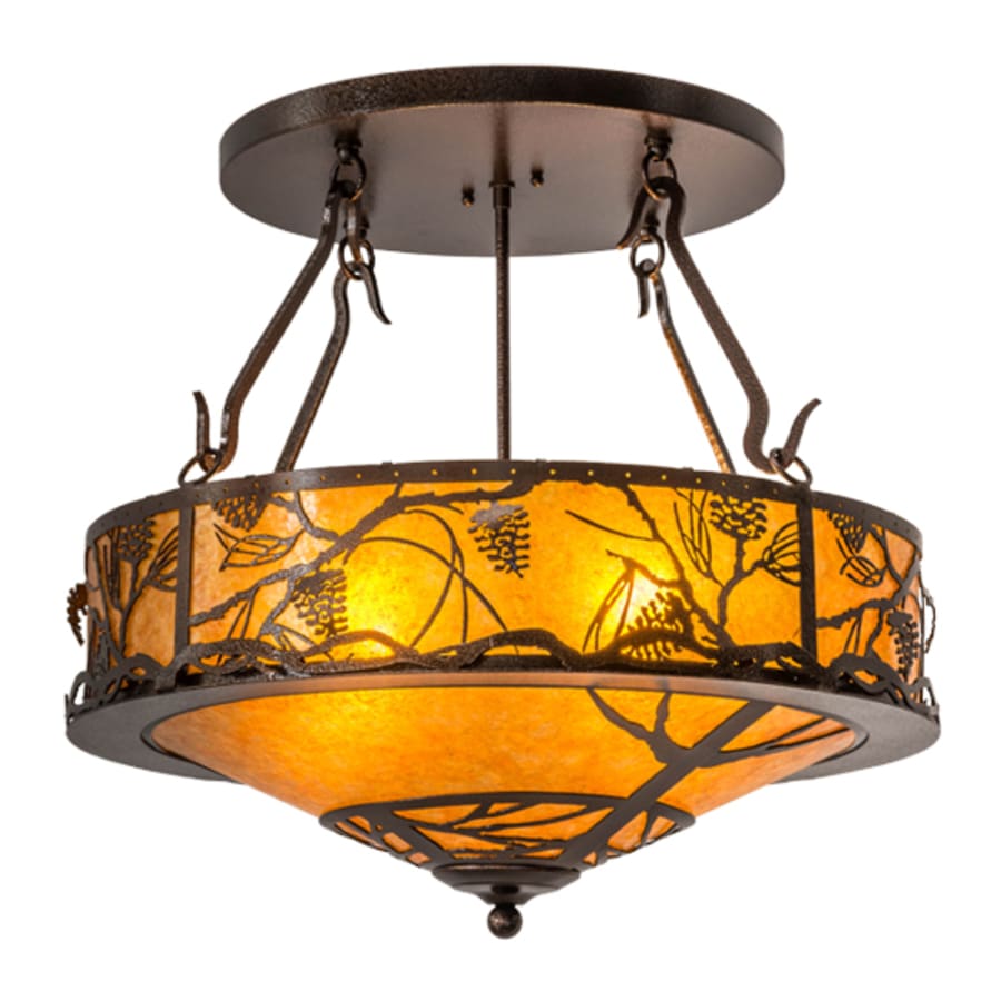 Whispering Pines 4-Light 24" Wide Pendant