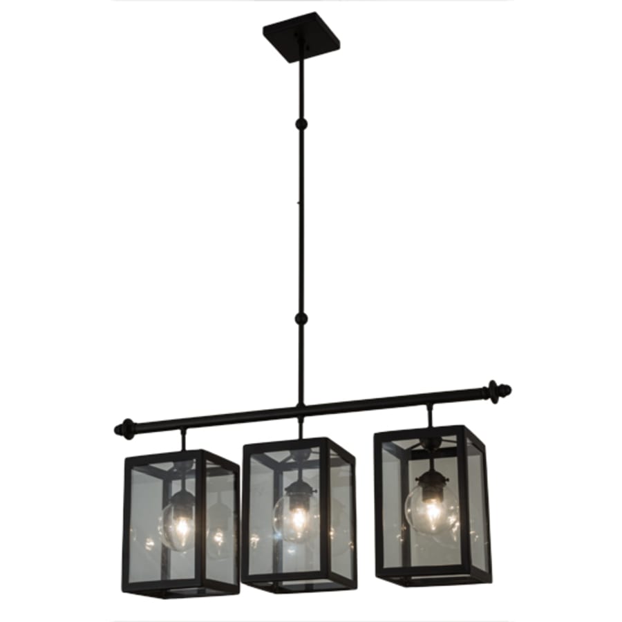 Quadrato Bloc 3-Light 39" Wide Linear Pendant